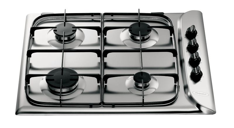 Hotpoint 60cm 4 Burner Gas Hob Model G640 Stainless Steel