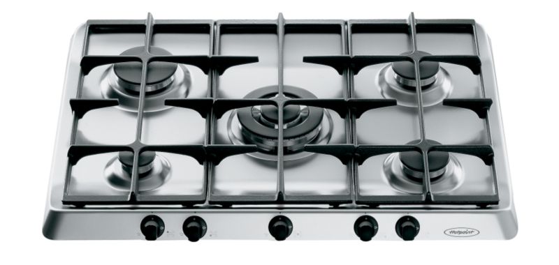 Hotpoint 70cm 5 Burner Gas Hob Model G750TX Stainless Steel