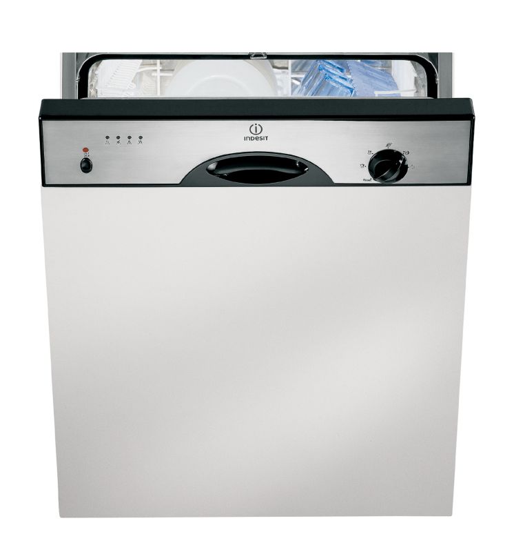 Indesit Semi Integrated Dishwasher Model DVG622K IX Stainless Steel