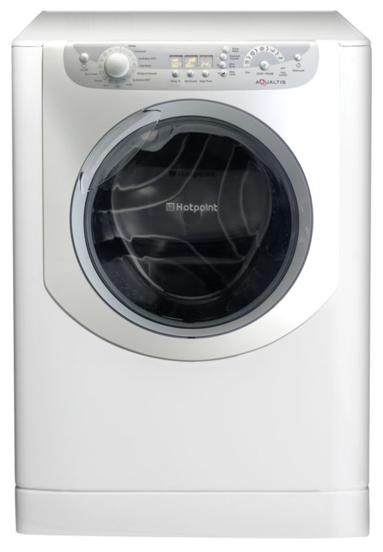Hotpoint Aqualtis Freestanding Washing Machine WhiteMetallic AQXXF149PM