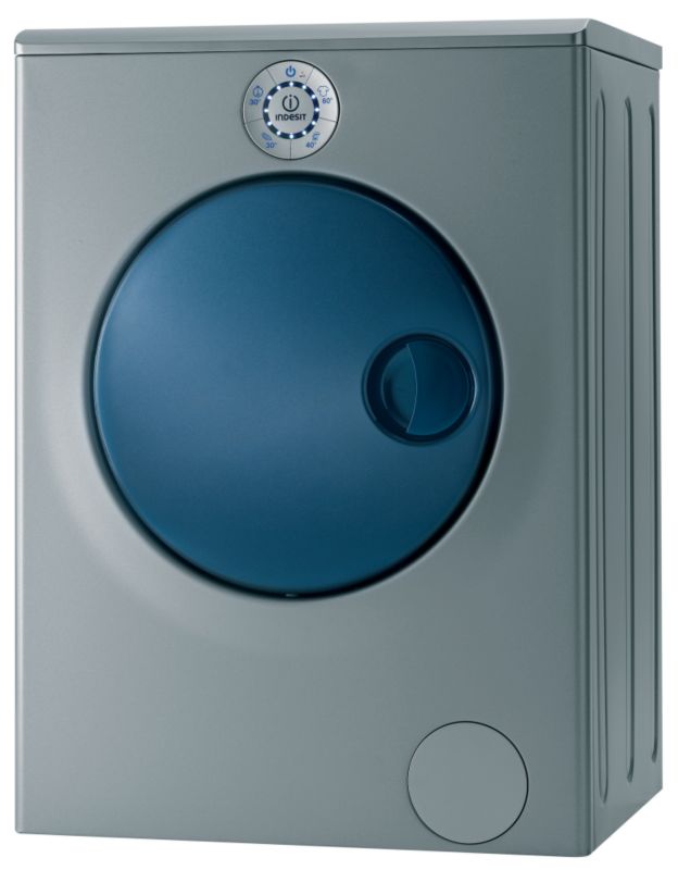 Indesit Moon Washing Machine SIXL145D Silver