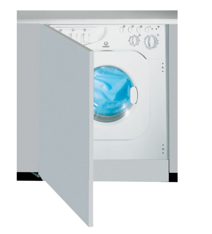 Indesit Integrated Washer Dryer IWD12UK White