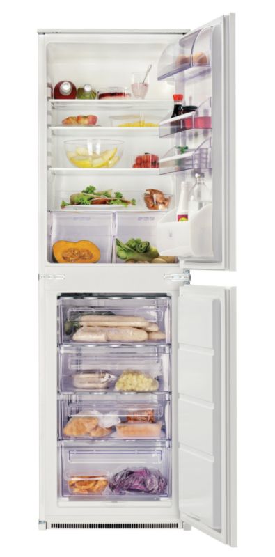 Zanussi 5050 Built In Fridge Freezer White ZBB6284