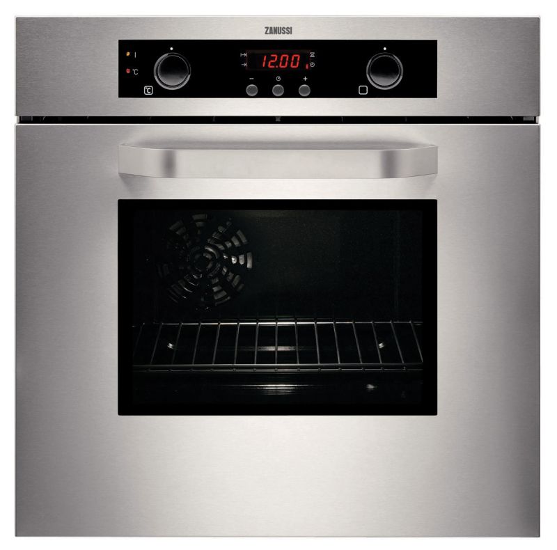 Zanussi Built In Electric Multifunction Single Fan Oven Stainless Steel ZOB580X