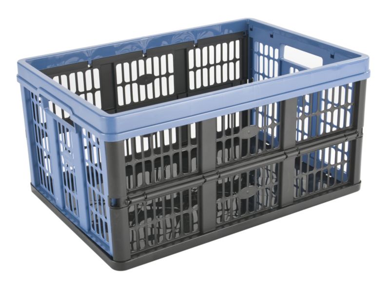 Tontarelli Folding Crate BlackSilver 45L