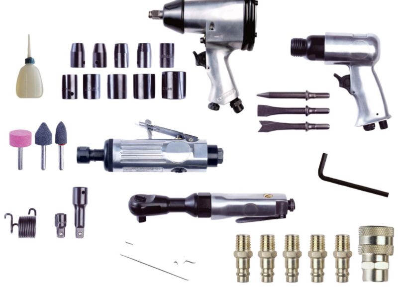 Revolution Air Tool Kit with Accessories 4Pc