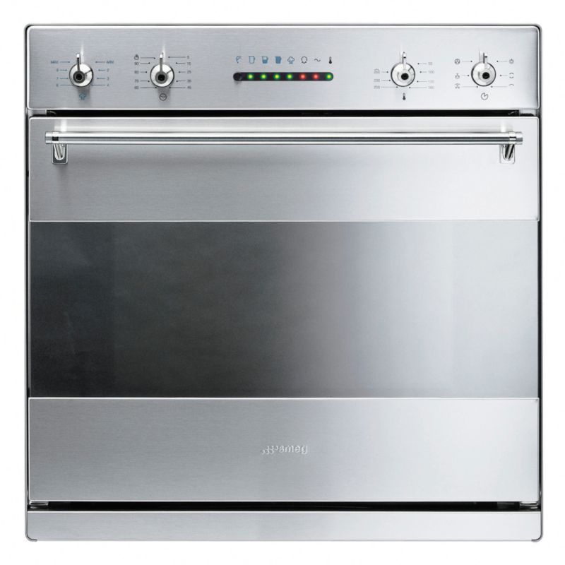 Smeg Single Multifunction Steam Oven Stainless Steel S302X H597 x W597 x D566mm