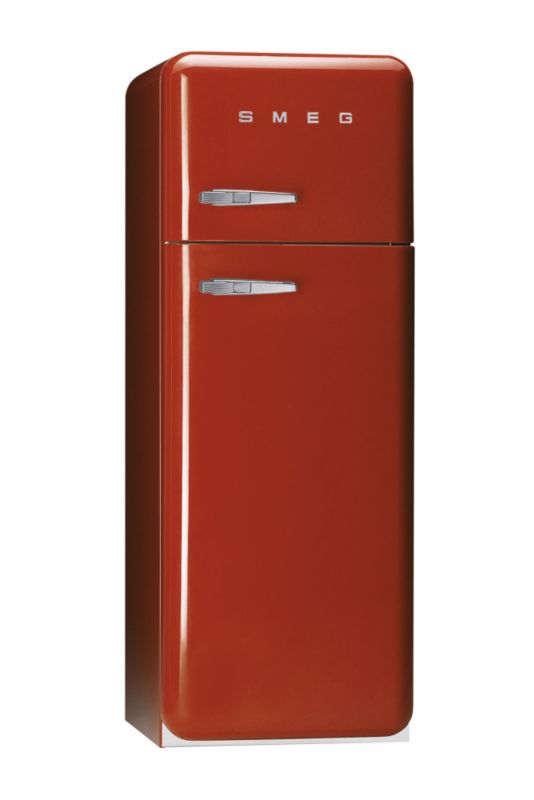 Smeg 50&39s Retro Style Fridge Freezer FAB30QR Right Handed Red