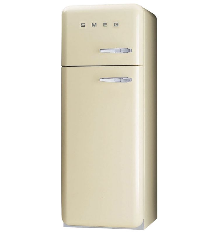 Smeg 50&39s Retro Style Fridge Freezer FAB30YP Left Handed Cream