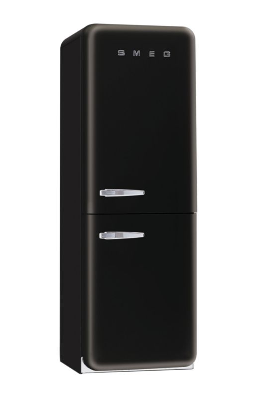 Smeg 50&39s Retro Style Fridge Freezer FAB32QNE Right Handed Black