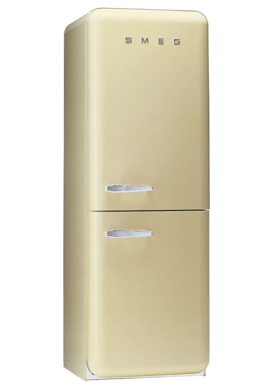 Smeg 50&39s Retro Style Fridge Freezer FAB32QP Right Handed Cream