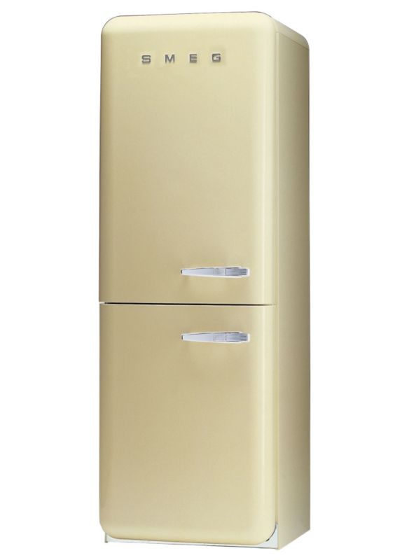 Smeg 50&39s Retro Style Fridge Freezer FAB32YP Left Handed Cream