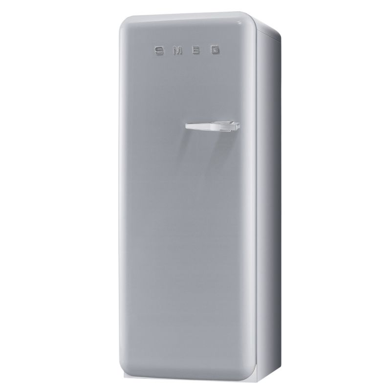 Smeg 5039s Retro Style Fridge with Ice Compartment FAB28YX Left Handed Silver Effect