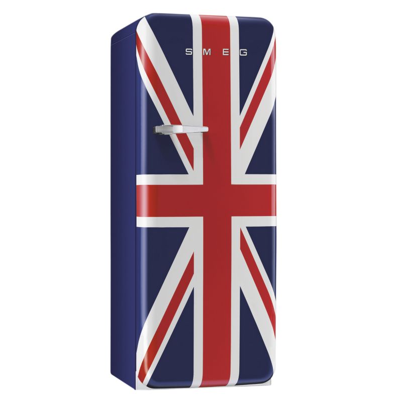 Save on this Smeg 50's Retro Style Fridge with Ice Compartment FAB28QUJ Right Handed Union Jack