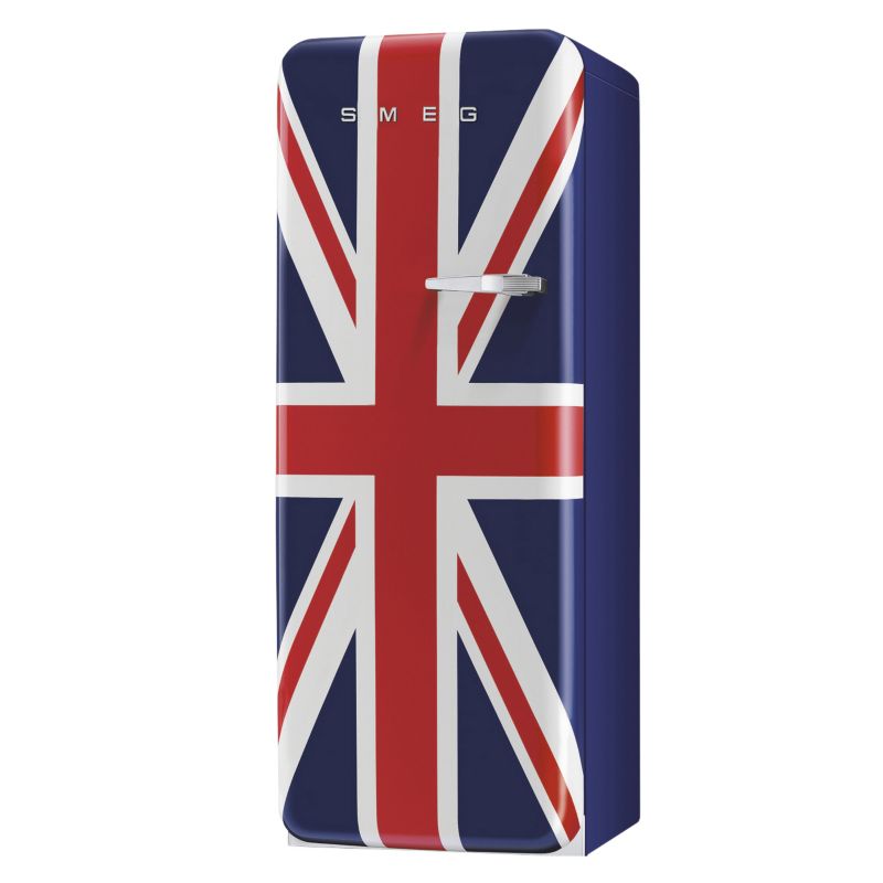 Smeg 5039s Retro Style Fridge with Ice Compartment FAB28YUJ Left Handed Union Jack