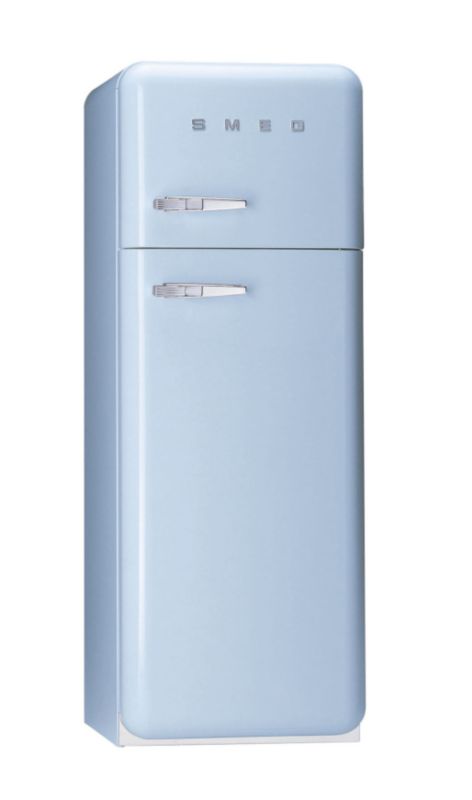 Smeg 50&39s Retro Style Fridge Freezer FAB30QAZ Right Handed Pale Blue