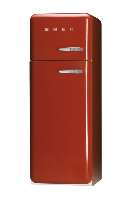 Smeg 50&39s Retro Style Fridge Freezer FAB30YR Left Handed Red