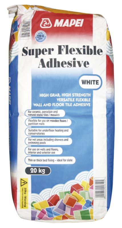 Buildfix Single Part Super Flexible Adhesive White 20kg