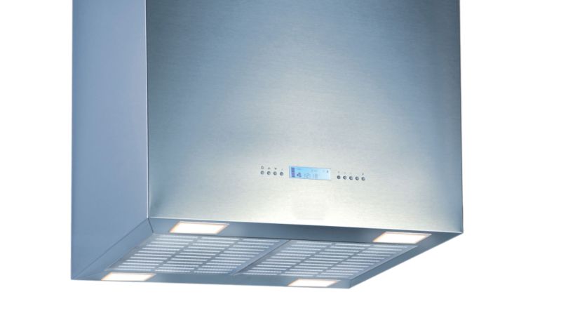 60cm Deluxe Square Island Hood VICH60SS Stainless Steel