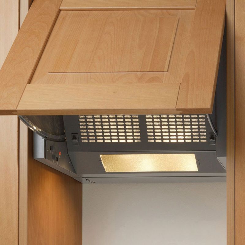 Designair Integrated Extractor Hood Silver