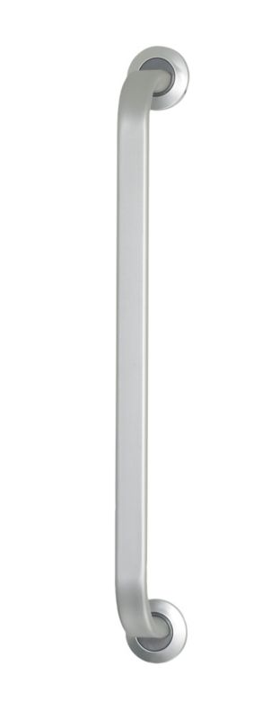 Straight Grab Rail 24quot Silver Effect