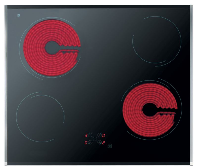 Ceramic Touch Control Hob With Frame EC60TF Black