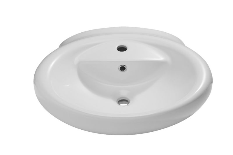 BandQ Select Restful Basin White (H)175 x (W)605 x (D)485mm