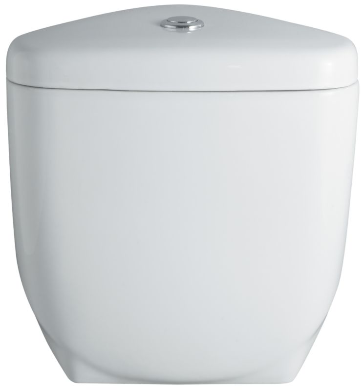 BandQ Barcelona Compact Close-Coupled Cistern and Fittings White