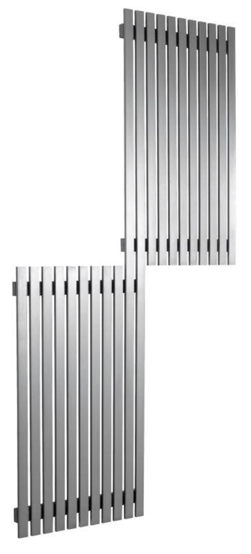 Accuro Korle Axis Radiator Brushed Stainless Steel
