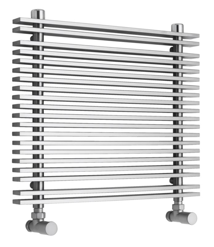 Accuro Korle Pagoda Radiator Brushed Stainless Steel
