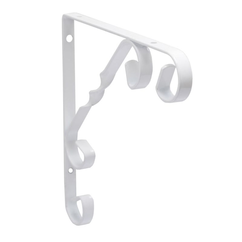 B&Q Form Ornament Bracket White