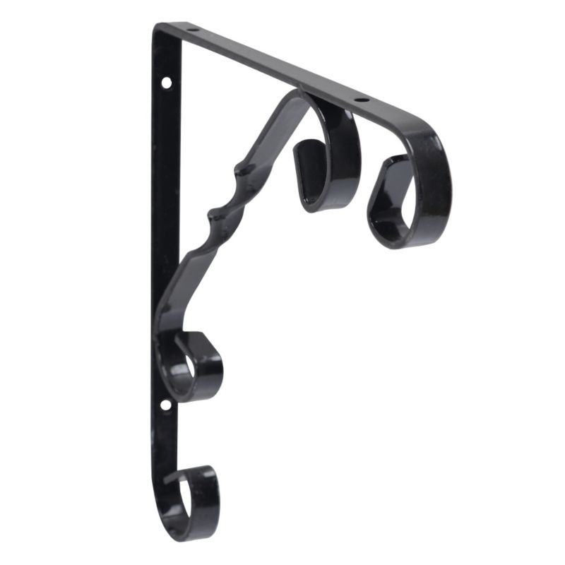 BandQ Form Ornament Bracket Black