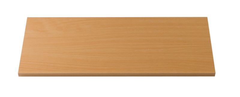 B&Q Shelf Board Beech Effect (L)80cm