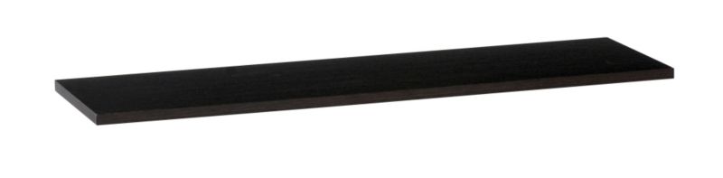 B&Q Shelf Board Ebony Effect (H)1.5 x (L)80 x (W)25cm