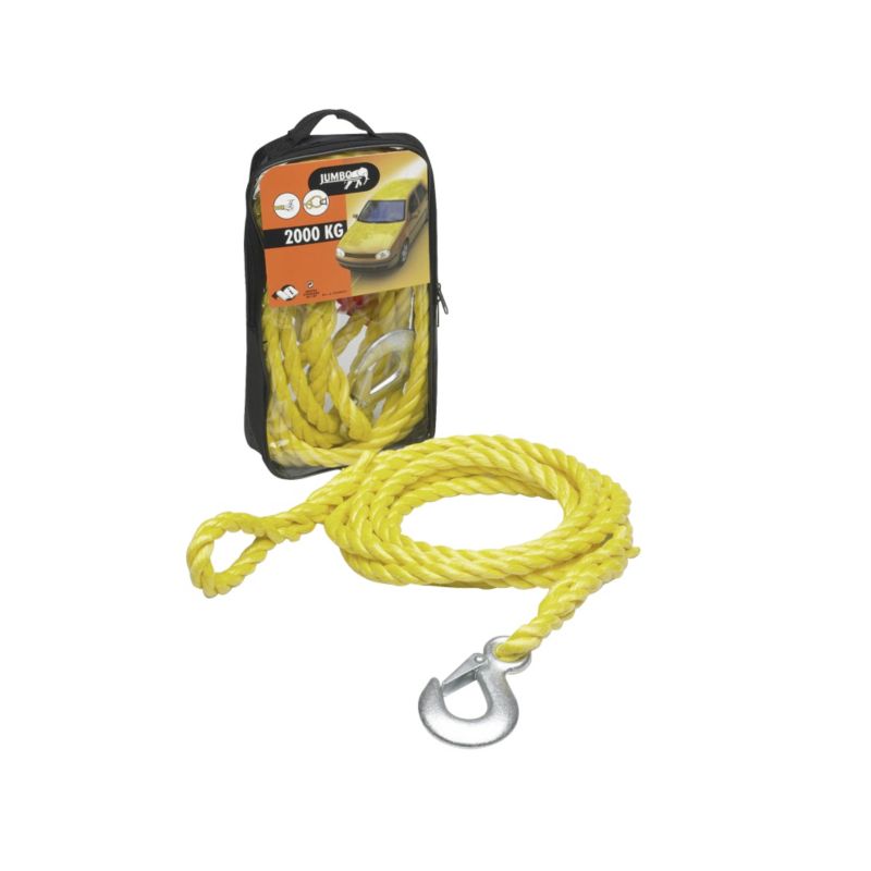 Jumbo 2000kg Yellow Tow Rope