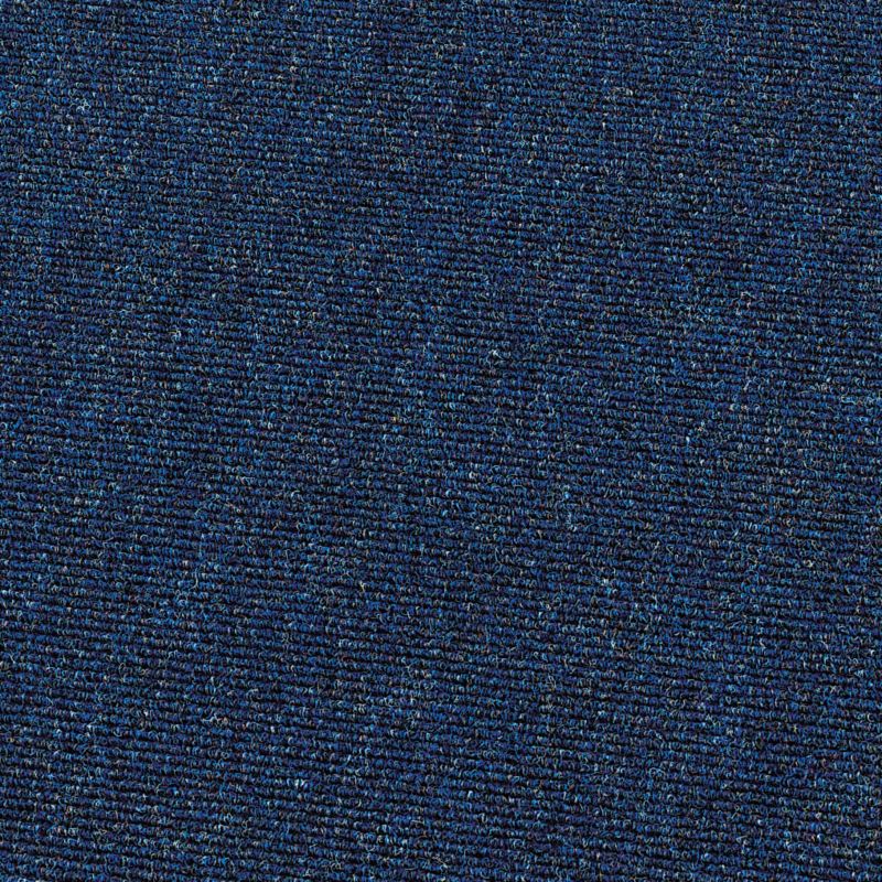 Heuga Contract Ribbed Carpet Tile Atlantic Pack of 10