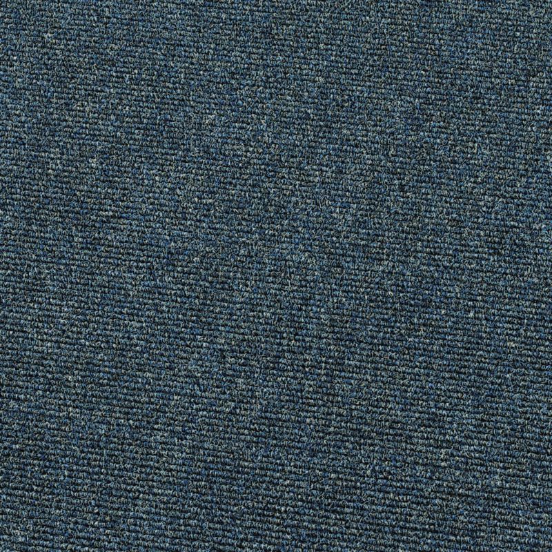 Heuga Contract Ribbed Carpet Tile Cobalt Pack of 10