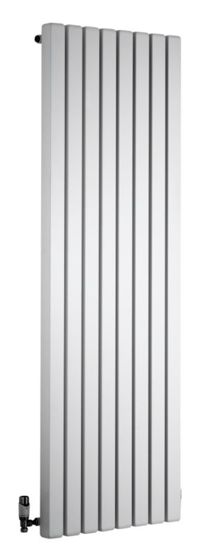 Vulkan Square Radiator White (H)1800 x (W)585 x (D)125mm