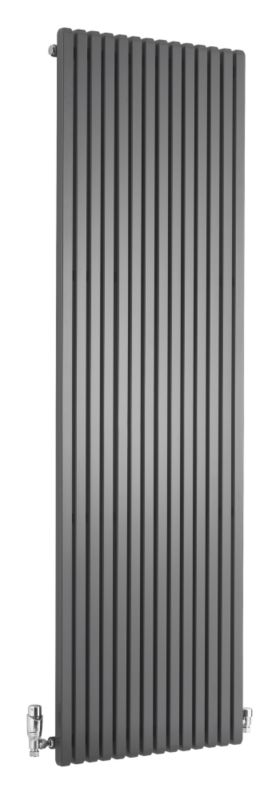 Supra Square Radiator Anthracite Grey (H)1800 x (W)550 x (D)96mm