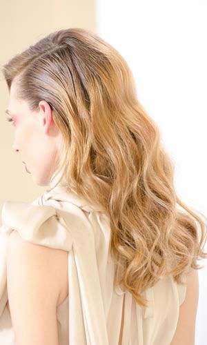 Houghton runway hairstyle