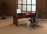Floortextm Cleartex Stuhl und Bodenmatte Rechteckig fuer harte Boden und sehr niederflorige Teppiche 119 x 89 cm