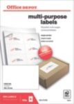 Office Depot Multifunktionsetiketten Wei 105 x 70 mm 100 Blatt 800 Stueck