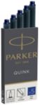 Parker Quink Gro raum Tintenpatronen Blau 5 Stueck