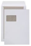 Office Depot Papprueckwand Versandtaschen Mit Fenster Abziehstreifen 100 g m2 229 x 324 mm DIN C4 100 Stueck