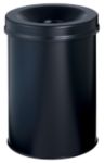 Durable Metall Papierkorb Schwarz ohne Perforation 15 l Metall 26 x 357 cm