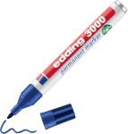 edding 3000 Permanent Marker Rundspitze ca 15 30 mm Blau 1 Stueck