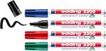 edding 3300 Permanent Marker Keilspitze 1 5 mm Farbig sortiert 4 Stueck