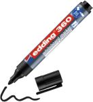 edding 360 Board Marker Rundspitze 15 30 mm Schwarz Stueck