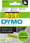 Dymo Schriftband D1 12 mm x 7 m Schwarz auf Gelb