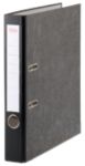 Office Depot Wolkenmarmor Ordner DIN A4 Schwarz 2 Ringe Rueckenbreite 52 cm mit auswechselbarem Rueckenschild
